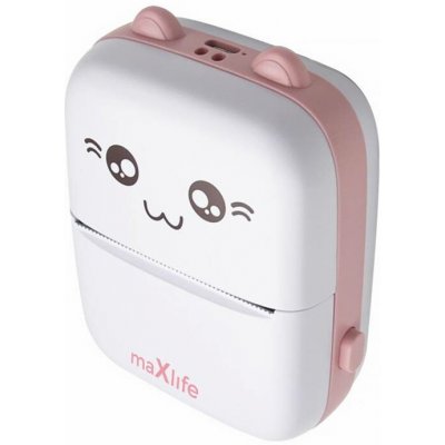 Termotiskárna MAXLIFE MXTP-100 PINK s bluetooth – Zboží Živě
