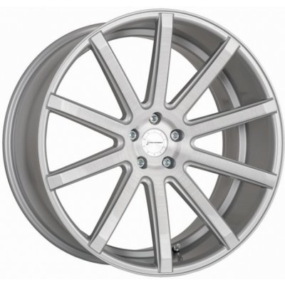 Corspeed Deville 10,5x21 5x112 ET40 silver brushed surface trim white – Hledejceny.cz
