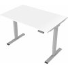 Psací a pracovní stůl Delso Midjuster 180 x 80 cm šedý / bílý