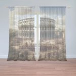 Sablio Záclony Řím Koloseum Legie: 2ks 150x250cm – Hledejceny.cz