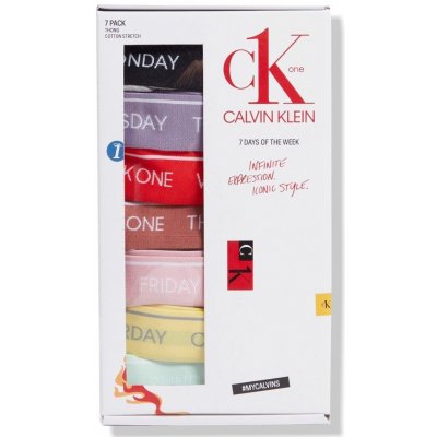 Calvin Klein 7 PACK dámské kalhotky Bikini CK One QF5938E649 – Zboží Dáma