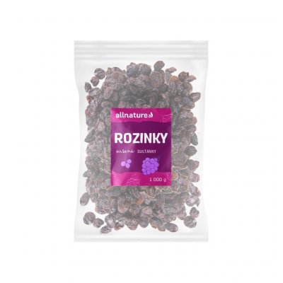 Allnature Rozinky sultánky 1 kg – Zboží Dáma