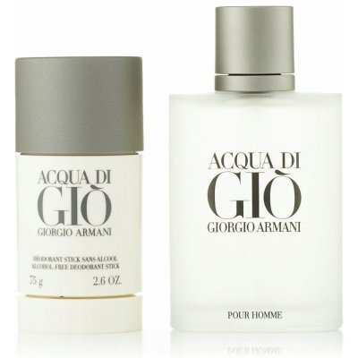 Giorgio Armani Acqua di Gio Pour Homme EDT 100 ml + deostick 75 ml dárková sada – Zboží Mobilmania