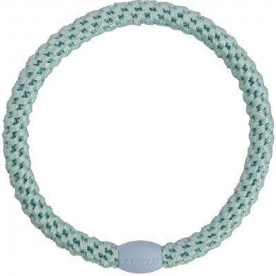 KKNEKKI Gumička do vlasů Kknekki Slim Peppermint, zelená barva, textil – Hledejceny.cz