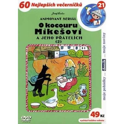 O kocouru Mikešovi 2 papírový obal pošetka DVD