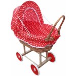 Vingo Proutěný se stahovací boudičkou červená srdíčka – Zboží Dáma