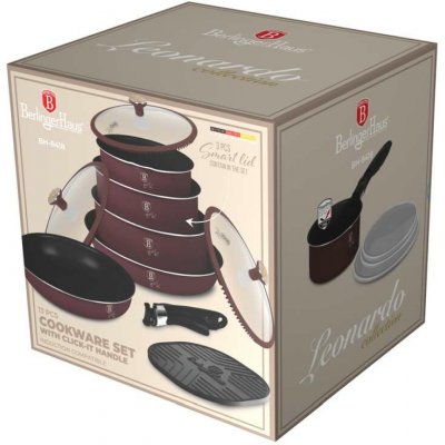 BERLINGERHAUS Sada nádobí s titanovým povrchem 13 ks Leonardo Nordic Collection BH-8418 – Zboží Dáma