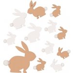 Anděl Přerov Zajíčci s ocáskem mix 3 4 cm, 12 ks – Hledejceny.cz