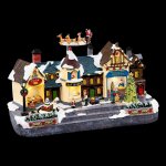 Fééric Lights and Christmas Vánoční vesnička Vánoční scéna s krámy – Hledejceny.cz