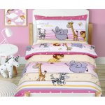 Bellatex povlečení Beáta Safari růžové 100 x 135 45 x 60 cm – Zboží Dáma