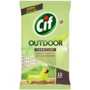 Cif Outdoor Wipes čisticí vlhčené ubrousky 15 ks