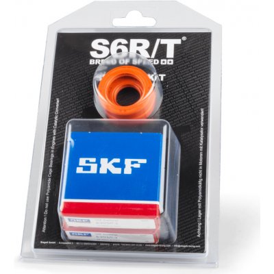 Sada ložisek a gufer klikového hřídele Stage6 R/T C3 kovová klec Minarelli AM6 – Sleviste.cz