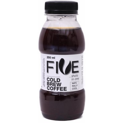 FIVE Cold Brew Coffee Natural 250 ml – Hledejceny.cz