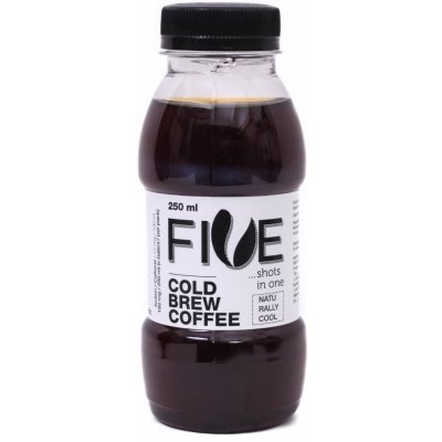 FIVE Cold Brew Coffee Natural 250 ml – Zboží Mobilmania