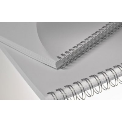 COPIERLAND Kovové hřbety 3:1 pro drátěnou vazbu, průměr 16mm, vazba max 140 listů, 50ks – Zboží Živě