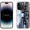 Pouzdro a kryt na mobilní telefon Apple mmCase Gelové iPhone 14 Pro - vojenské letadlo