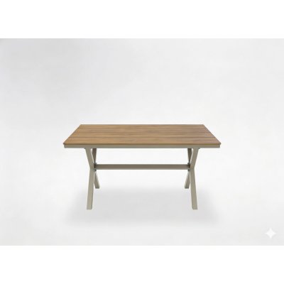 Garden Line Zahradní stůl Dilan 150 cm béžový – Hledejceny.cz
