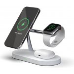 Tech-Protect A12 3in1 Stand & Wireless Charger bílá – Zboží Živě