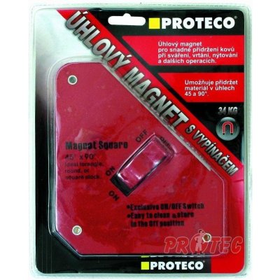 Proteco magnet úhlový 130 x 152 x 38 mm s vypínačem – Zboží Mobilmania