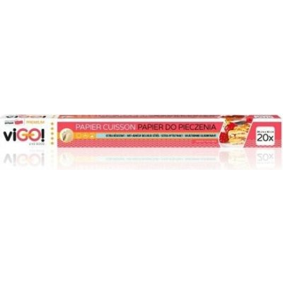 Quickpack Papír na pečení viGO! Premium 38 cm x 42 cm, 20 archů – Hledejceny.cz