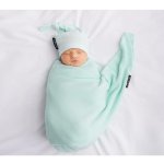 Lullalove Lehká vlněná dečka Máta – Sleviste.cz