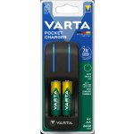 Varta Pocket Charger + 4x AA 2600 mAh R2U 57642101471 – Zboží Mobilmania