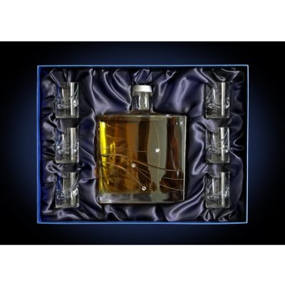 Swarovski Brandy 43% 0,7 l (dárkové balení 6 sklenic) – Zbozi.Blesk.cz