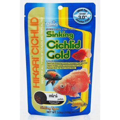 Hikari Cichlid Gold Sinking Mini 100 g – Hledejceny.cz