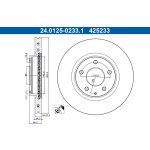 ATE Brzdový kotouč - 295 mm AT 425233 | Zboží Auto