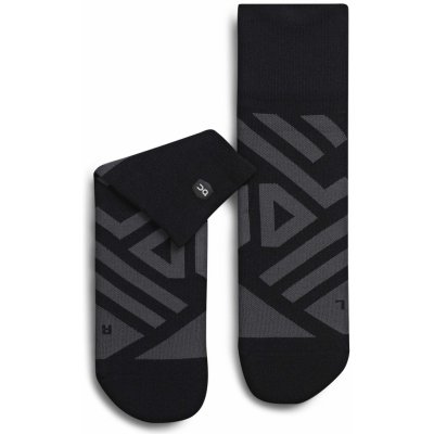 On Performance Mid Sock ponožky Black/Shadow – Zboží Mobilmania