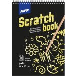 MFP Paper škrabací obrázek blok 10l černý G holo – Zboží Dáma