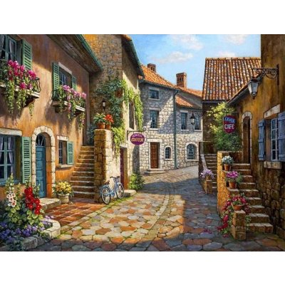 Amparo Miranda malování podle čísel Francouzská ulička – Zboží Dáma