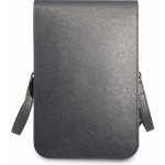 Pouzdro Guess PU Saffiano Triangle Logo Phone Bag šedé – Zboží Živě