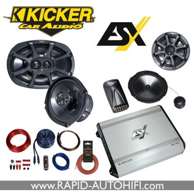 ESX Audio SE460 + Kicker KS650.2 a KS6930 – Zboží Mobilmania