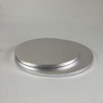 Dortová podložka 25cm stříbrná 12mm - Cakesicq - Cakesicq – Zboží Dáma