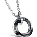 Impress Jewelry z nerezové oceli Kroužky se zirkony Black Rings F170830172250B – Zboží Mobilmania