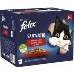 Felix Fantastic masový výběr v želé 24 x 85 g – Hledejceny.cz