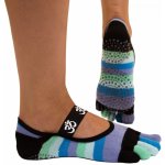 ToeToe OM FOOT joga prstové ponožky s protiskluzem modrá