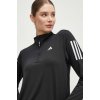 Dámská mikina adidas Joggingová mikina Performance Own The Run černá s potiskem IK7440