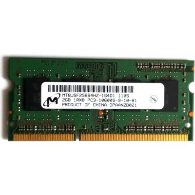 Micron SODIMM DDR3 2GB 1333MHz CL9 MT8JTF25664HZ-1G4D1