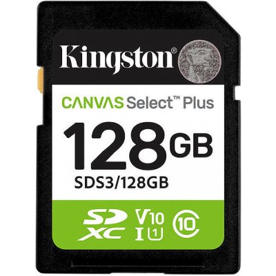 Kingston 128GB SDXC Canvas Plus SDS3/128GB – Sleviste.cz