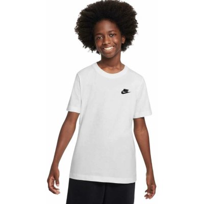 Nike NSW TEE EMB FUTURA LBR K bílé FZ5177-100 – Sleviste.cz