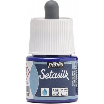 Pébéo Barva na hedvábí Setasilk 45 ml 12 Gitane Blue – Hledejceny.cz