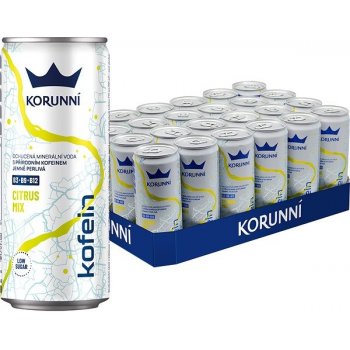 Korunní Kofein Citrus Mix 24 x 330 ml