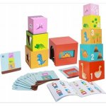 Teddies Kubus Pyramida hranatá 10 ks – Zboží Dáma