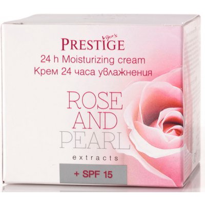 Prestige Rose & Pearl hydratační krém 24 hodin + SPF15 50 ml – Zboží Mobilmania