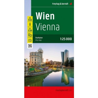 Vídeň 1:25 000 / plán města – Hledejceny.cz