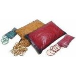 Gumičky silné 4 mm, průměr 4 cm (1 kg) - 60% kaučuk, červené – Zboží Dáma