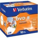 Verbatim DVD-R 4,7GB 16x, AZO, spindle, 10ks (43523) – Zboží Živě