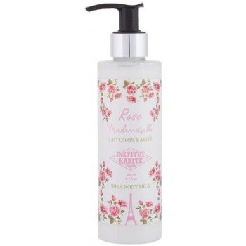 Institut Karité Paris Rose Mademoiselle Shea Body Milk hydratační tělové mléko s bambuckým máslem 200 ml